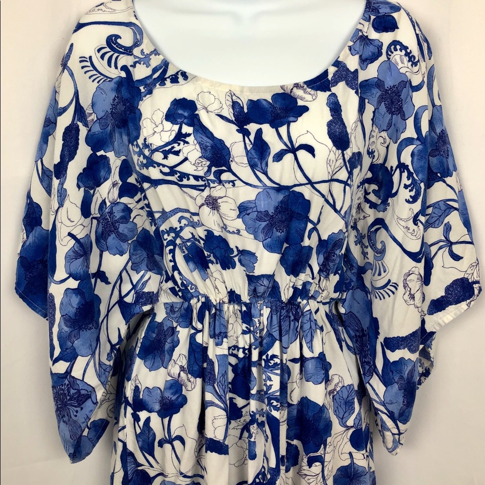 H&M dolman sleeve rayon mini dress 4 - Picture 2 of 6
